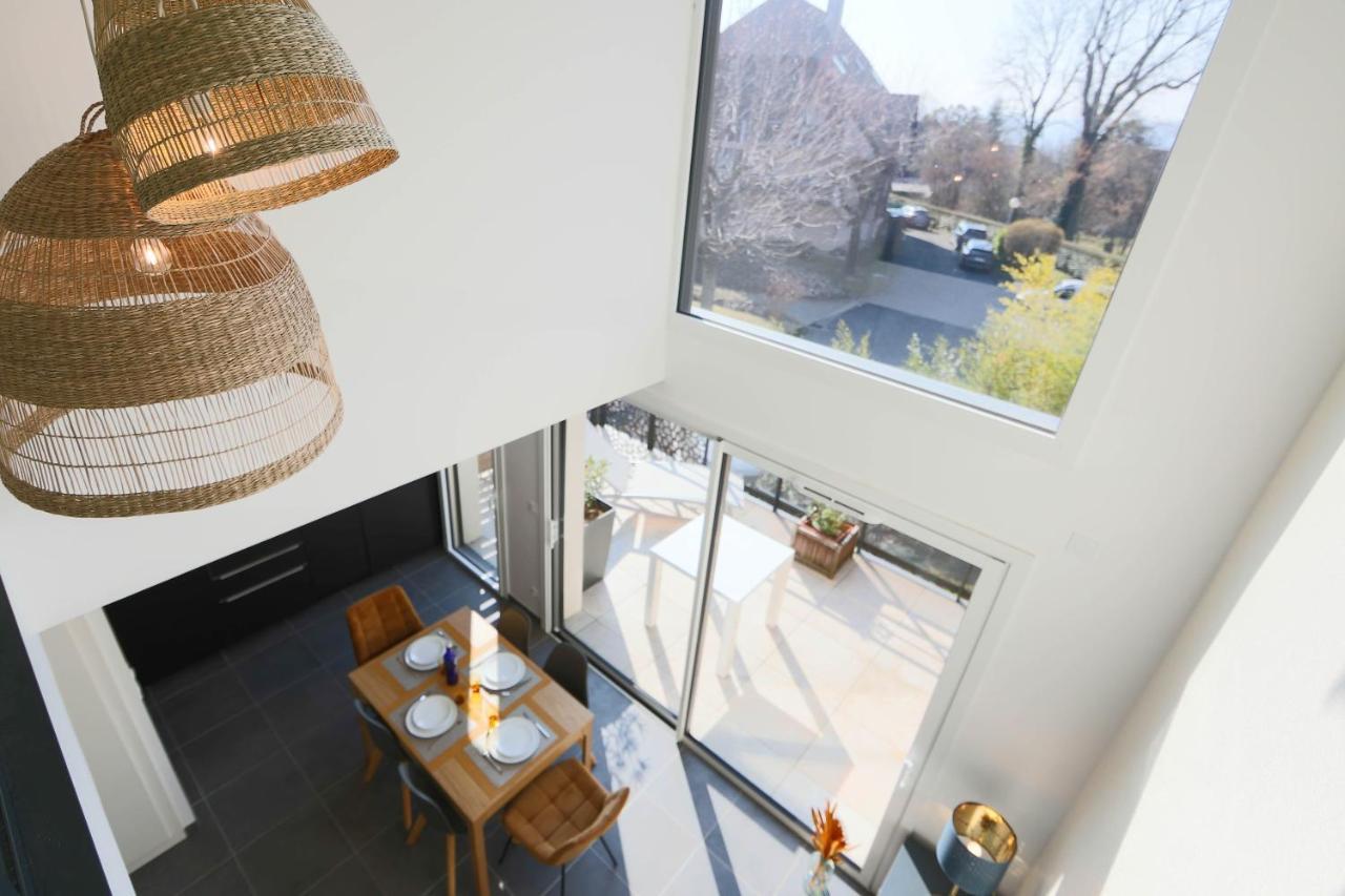 Les Choucas - Appartement Duplex Lumineux Avec Parking Анси Экстерьер фото