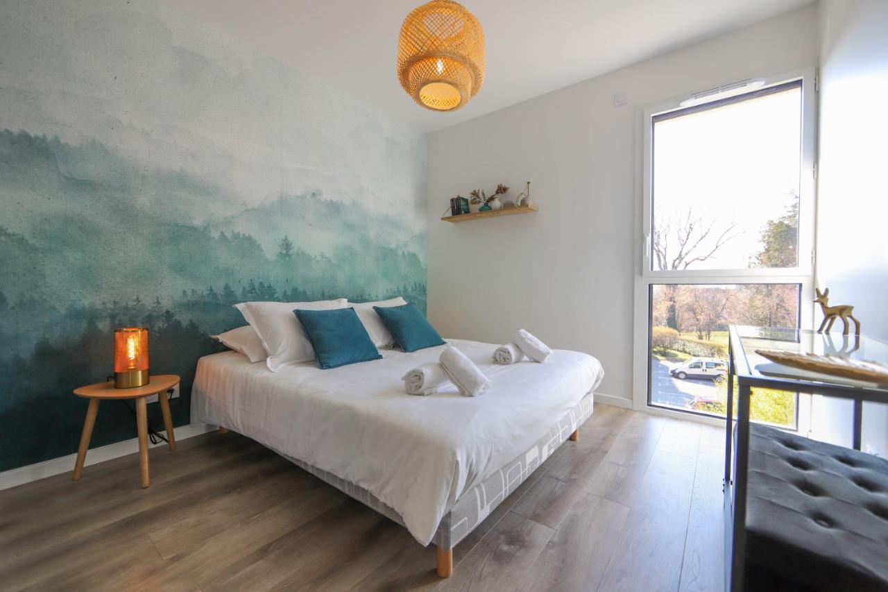 Les Choucas - Appartement Duplex Lumineux Avec Parking Анси Экстерьер фото